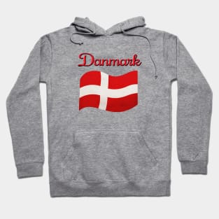 The flag of Denmark, danmarks flag Hoodie